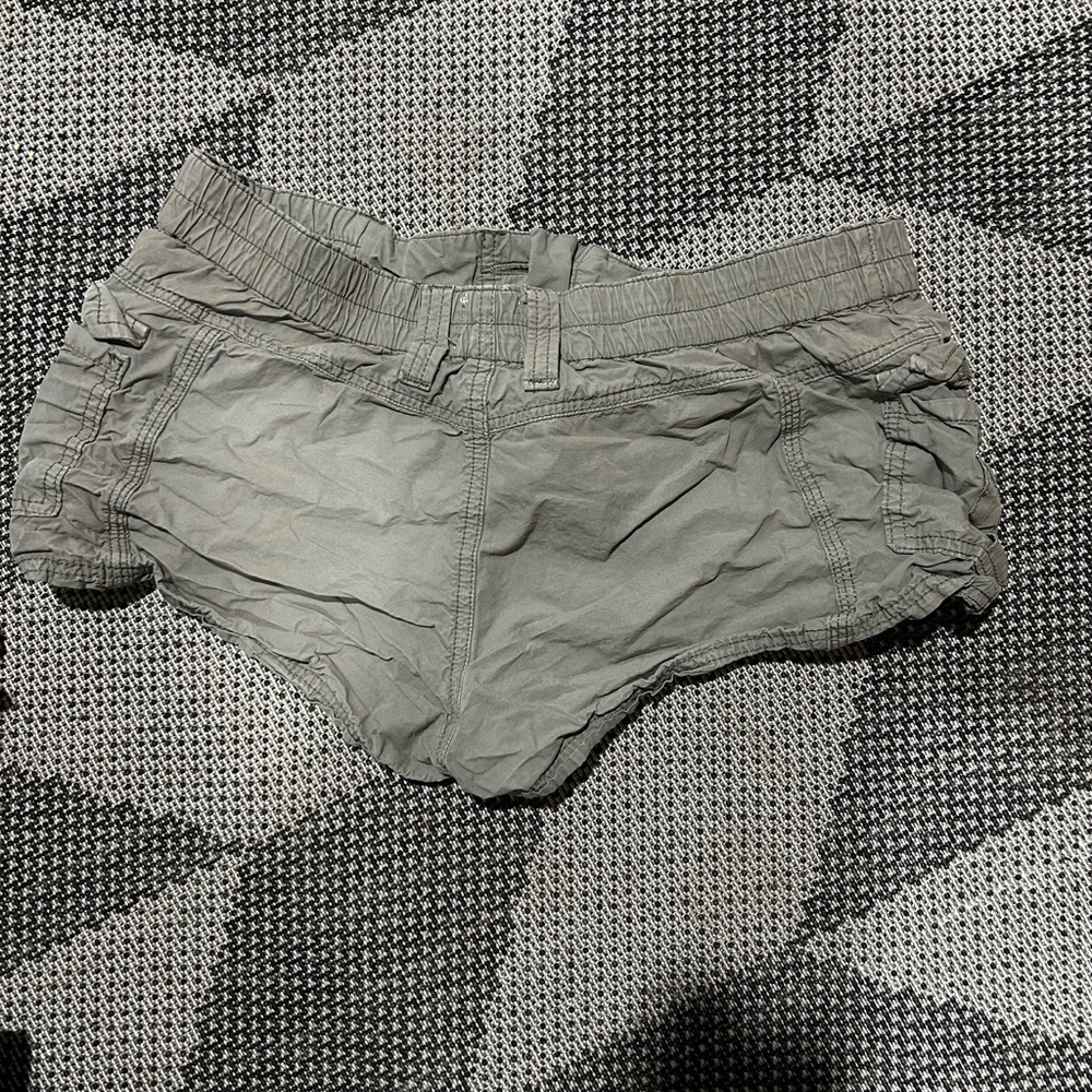 BDG Women's Cargo Shorts in Gray - Picture 3 of 5